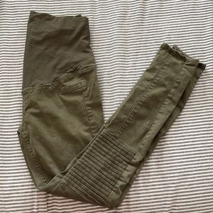 Maternity moto super skinny pants